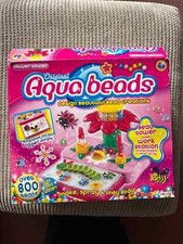 Aqua Beads Flower Tower 2008. RARE!!! + Bindeez Starter Pack! Ages 4+