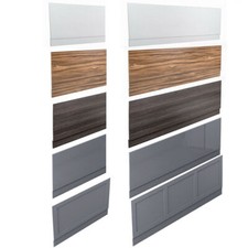 Modern Bathroom MDF Wooden Bath Adjustable Front Side End Panel Easy Cut Sizes