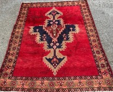 A FINE OLD HANDMADE TRADITIONAL AZERBAIJAN ORIENTAL  RUG(203 x 133 cm)*
