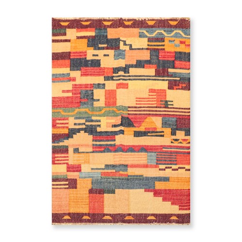Hand woven wool - 6'3",