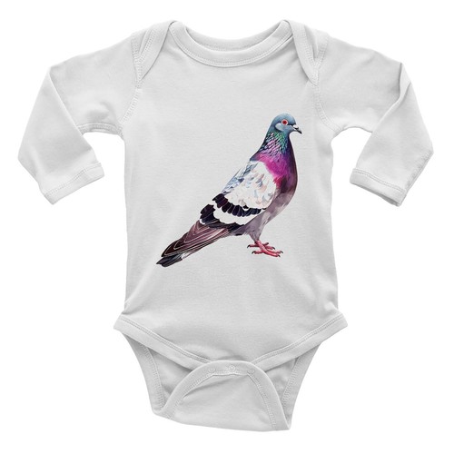 Urban pigeon baby grow - urban,