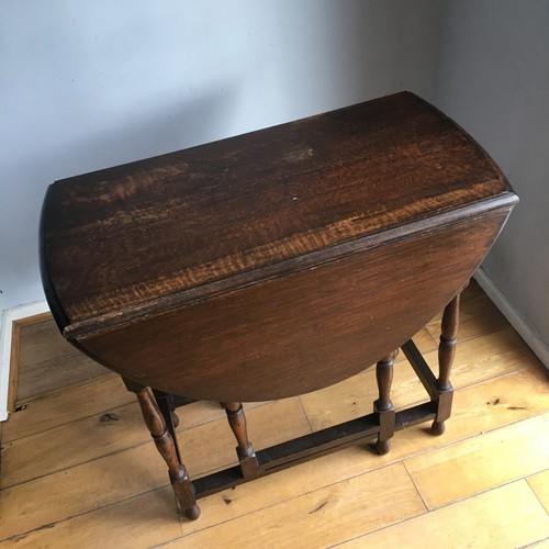 Vintage solid wood gateleg - solid,