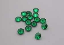 Emerald Green Nano Gemstones Round Brilliant Cut Nano Nanosital Loose Gems