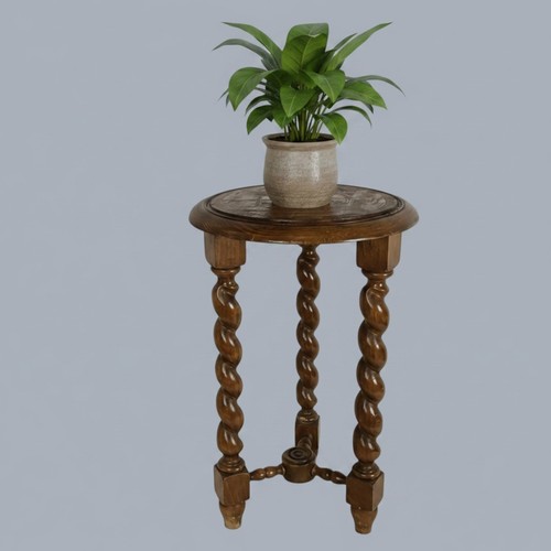 Barley twist wooden side wine - twist,