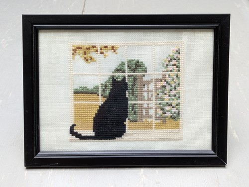Framed tapestry picture black - framed,