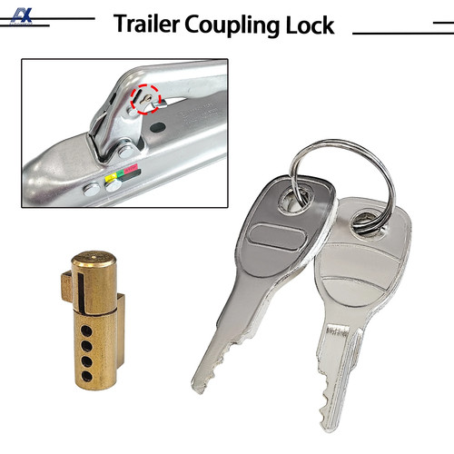 Trailer coupling hitch lock - coupling,
