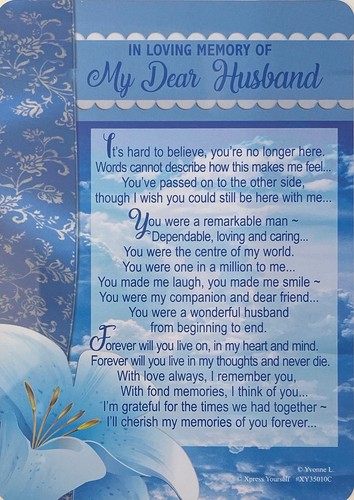 Loving memory graveside - loving,