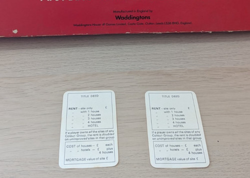 Waddingtons monopoly - waddingtons,