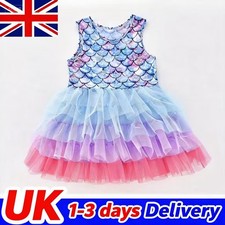 Kids Girls Mermaid Rainbow