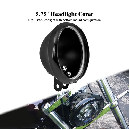 Black led headlight - black,