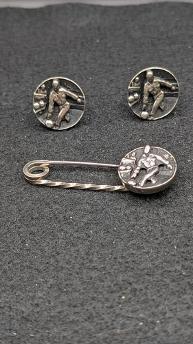 Vintage bowling cufflinks and - vintage,