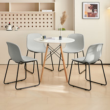 Set of 4 Dining Chairs Plastic
