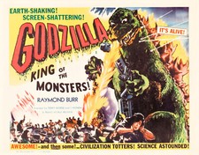 1956 GODZILLA MOVIE POSTER A4