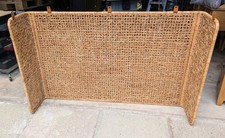 Large Wicker Headboard Boho *READ* ? Double/King 143cm Internal Width