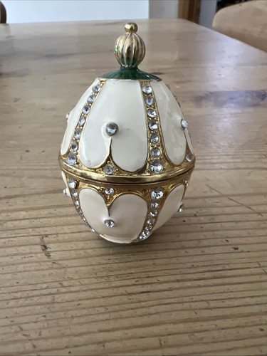 Faberge type egg cream - cream, with