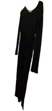 Long BLACK GOTH MAXI DRESS Bhs