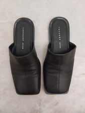 Topshop Real Leather Black