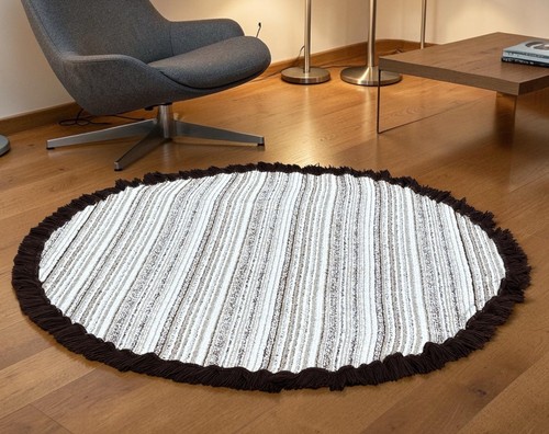 1970 original circular rug - 1970's,