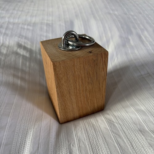 Solid oak doorstop with - solid,