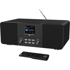 i-box Tempo Hi-Fi CD Player DAB/DAB+ FM Radio Bluetooth 20W Speakers - Black