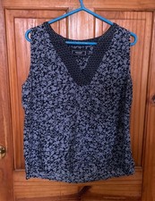 ladies Maine Blue Top 16