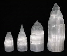 Selenite crystal lamp - selenite,