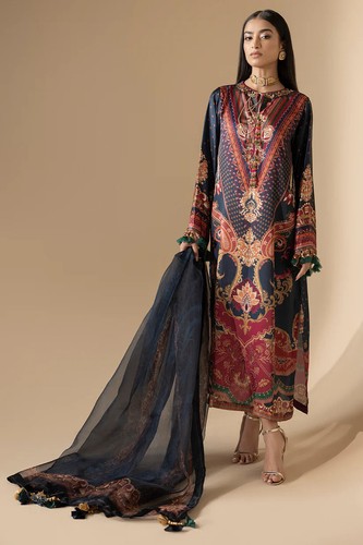 Farah silk dynasty printed - silk,
