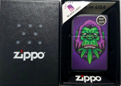 Zippo lighter black light - black,