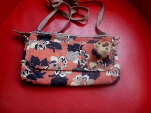 Kipling coral black - black, cream