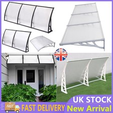 XLarge Door Canopy Awning Front Back Porch Patio Roof Rain Shelter Outdoor Shade
