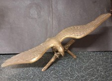 Vintage Large Brass Eagle Bird