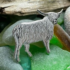Highland Cow Brooch Scottish