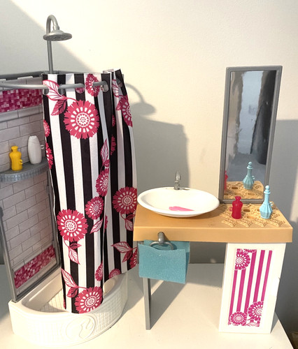 Barbie dreamhouse bathroom set - dreamhouse,