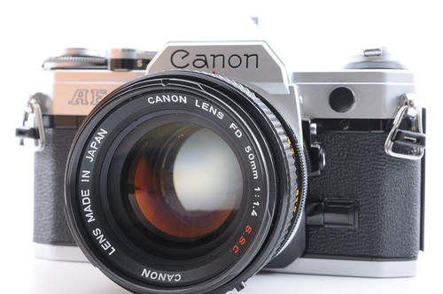 Canon silver fd - ae-1, +