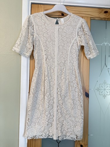 Zara cream lace - zara, fitted