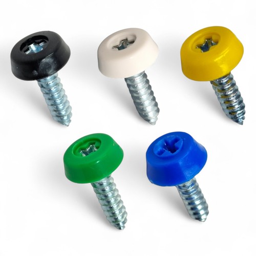 Mouldedhead number plate screw - mouldedhead,