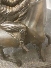 Bronze Horse Riding Man