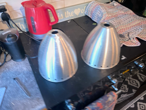 Pair 2 polished - pair.,