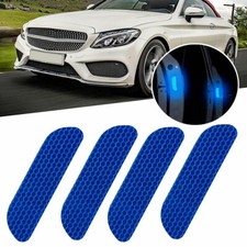 4x Reflective Blue Car Door