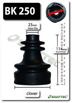 Shaftec front inner boot - front,