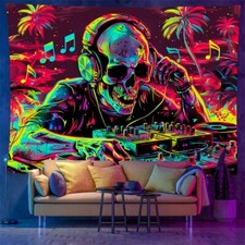 Large UV 3D Skeleton Music