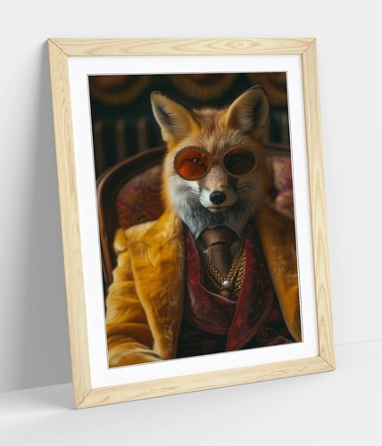 Portrait fox a dapper - portrait,