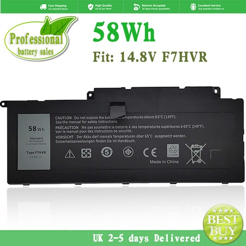 Battery f7hvr for dell - for,