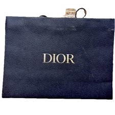 Dior Gift/shopping Bag Textured Black Paper 35x26x12 cms excellent condition. 