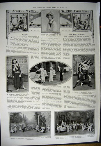 Original old antique print - original,