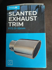 Slanted Exhaust Trim 51-55mm