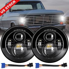 Pair 7 inch Round LED