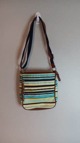 Bueno canvas stripe crossbody - canvas,