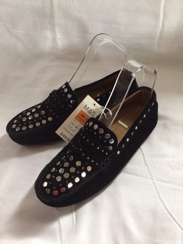 Marks spencer black suede - marks,