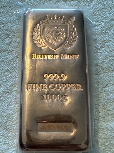 1kg british mint fine copper - 1kg,